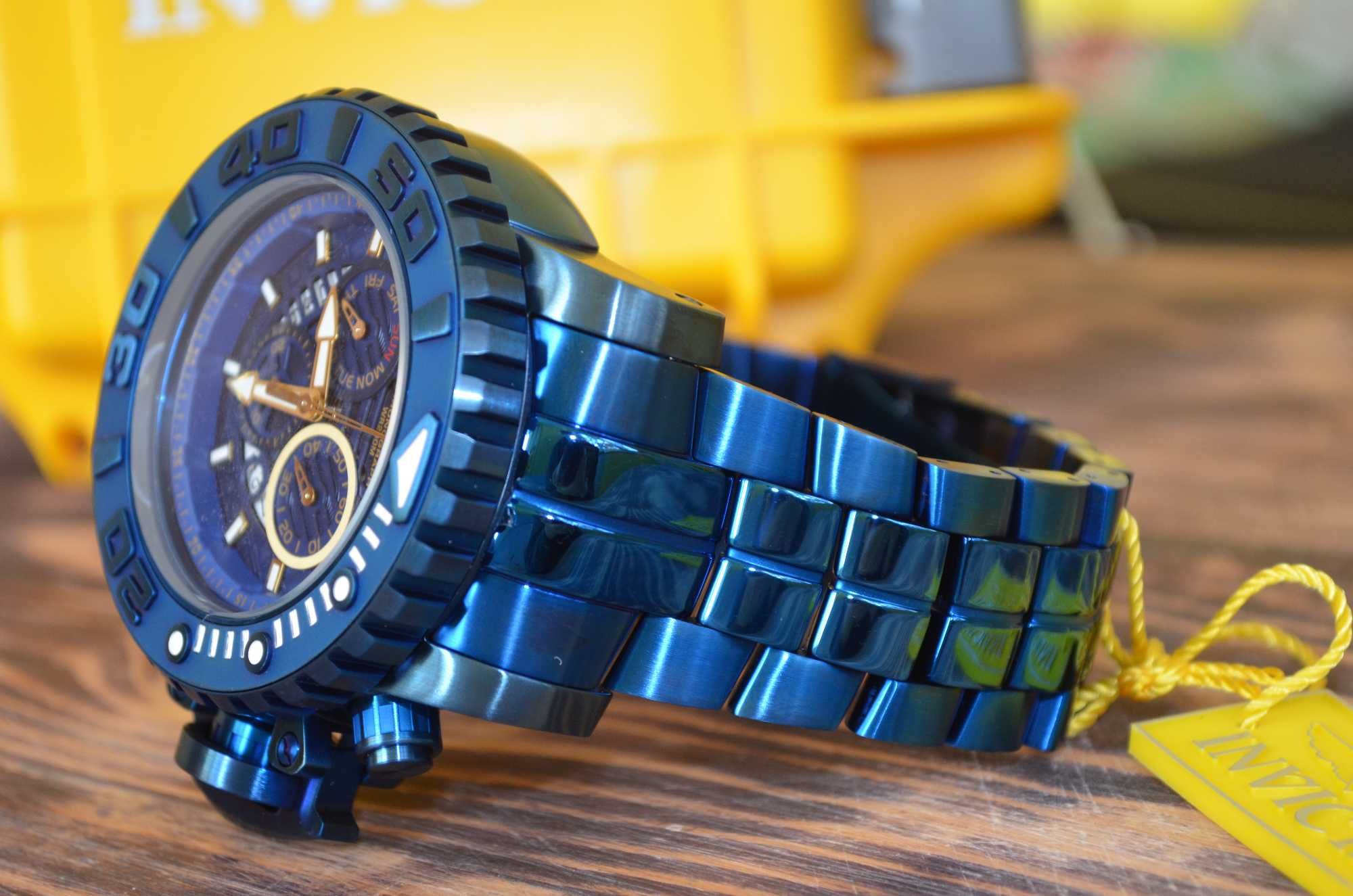 Мъжки часовник INVICTA Sea Hunter Blue Case Blue Dial