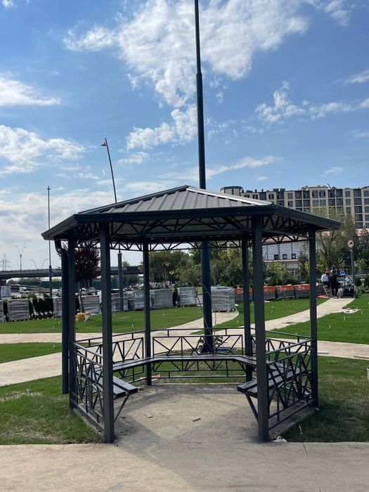 Besedka naves ogrojdeniya беседки навес