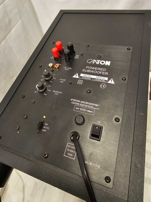 Subwoofer Canton AS 15 SC si AS 100 MX