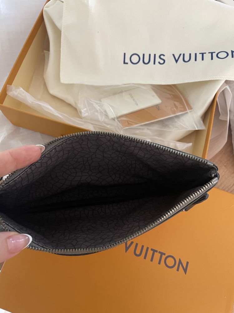 Louis Vuitton YK клъч,плик кожен унисекс Нов модел