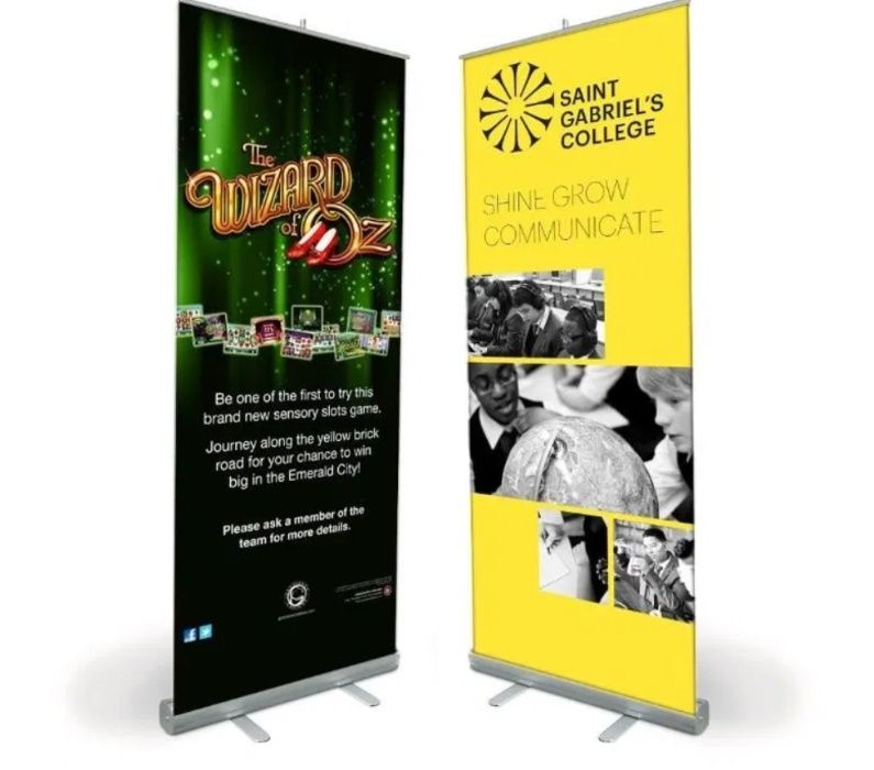 Roll-up 85 x 200 cm - la numai 360 lei! Husa transport INCLUSA!