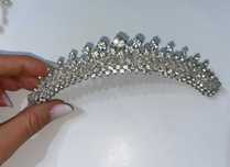 Diadema mireasa Borealy + bratara cadou