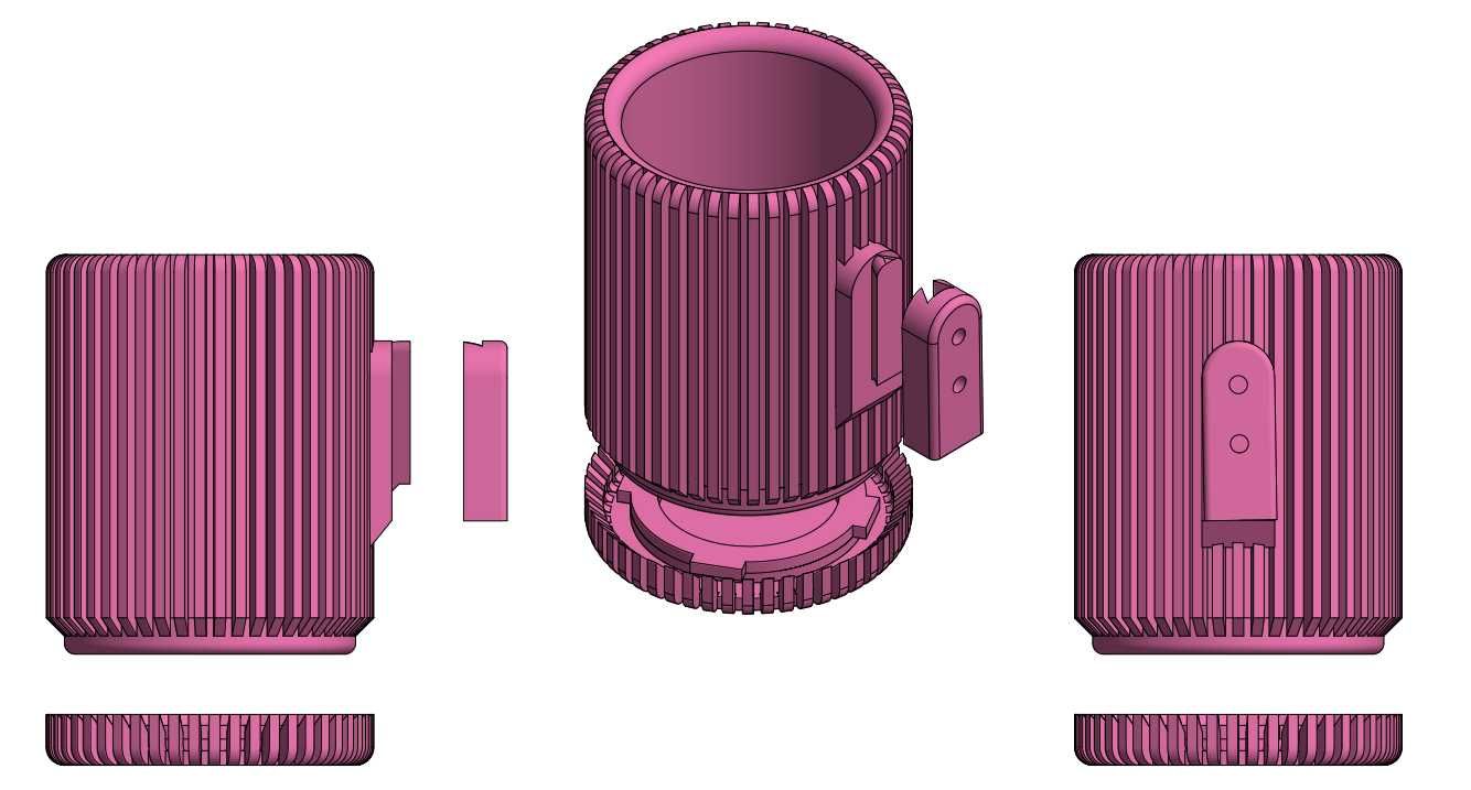 3D Принтирана саксия