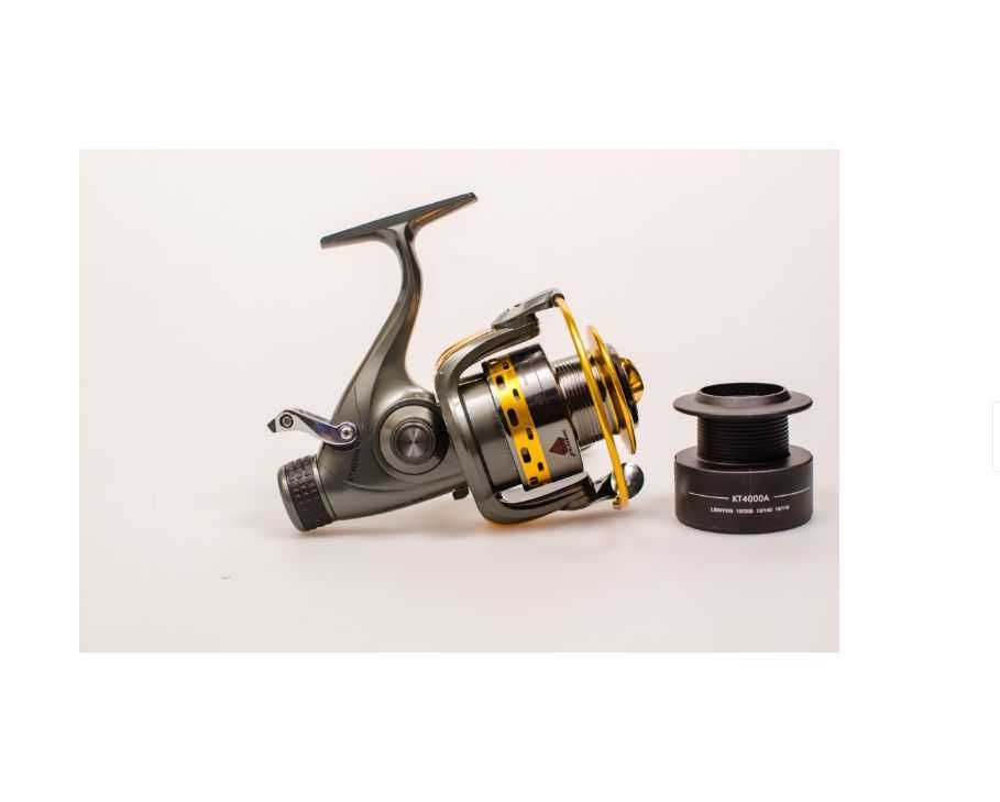 Set de 4 mulinete KT 5000A cu 6 rulmenti si bait runner