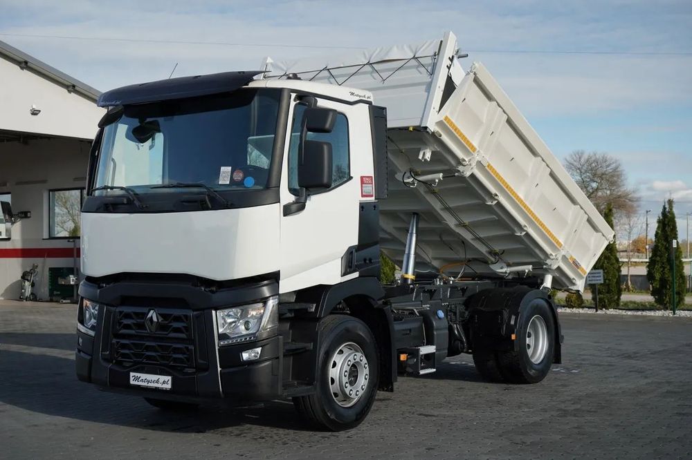 Renault C 440 / 4X2 / BASCULATOR DUBLU / HYDROBORDER / RETARDER / 13 LITRI