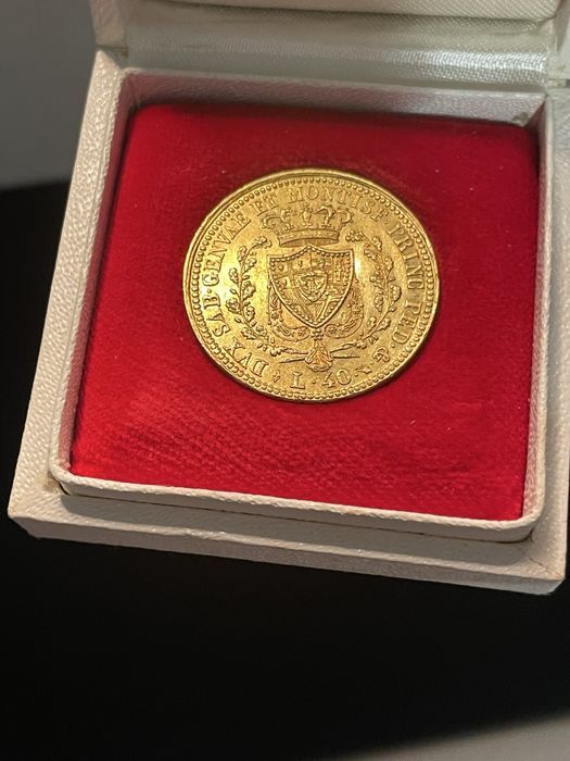 Златна монета Карло Феличе ди Савоя
