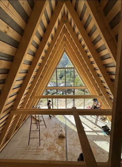 Vand cabane pe structura din lemn