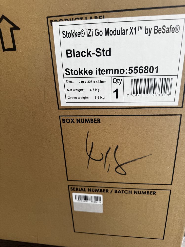 BeSafe Izi Go Modular X1 i-Size 40-75см 13кг кошче база столче stokke