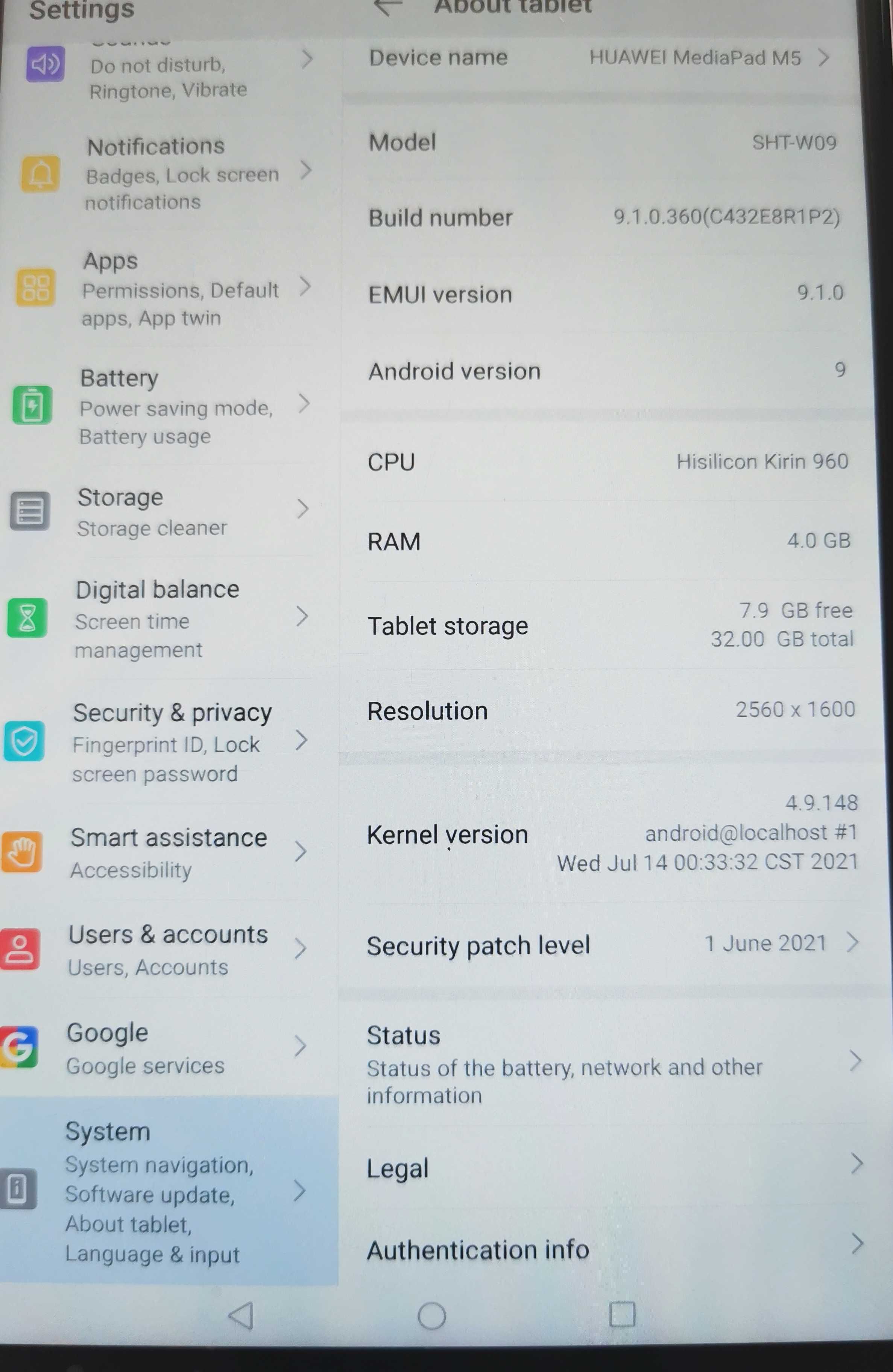Huawei mediapad m5