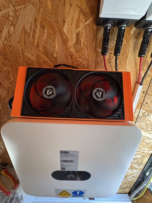 Fan duct, deflector aer, suport ventilatoare invertor Huawei L1