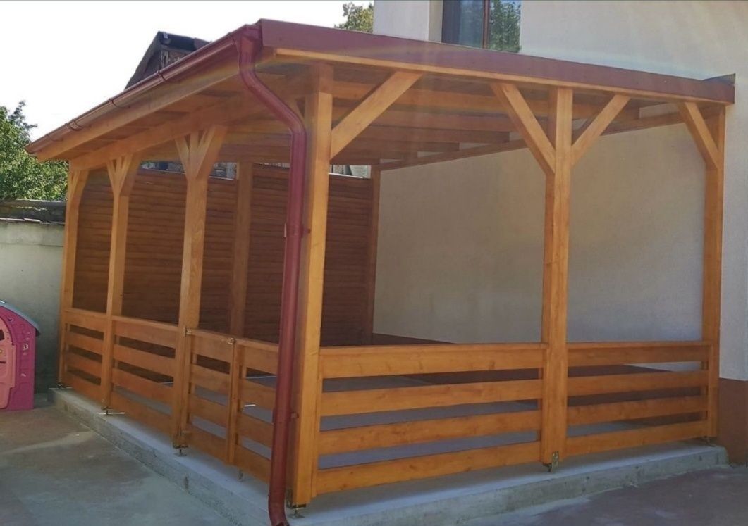 Construcții foișoare terase pergole gărdulețe din lemn 
Suntem o echip