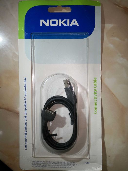 Cablu de date si incarcare USB pt telefoanele Nokia ORIGINAL - SIGILAT