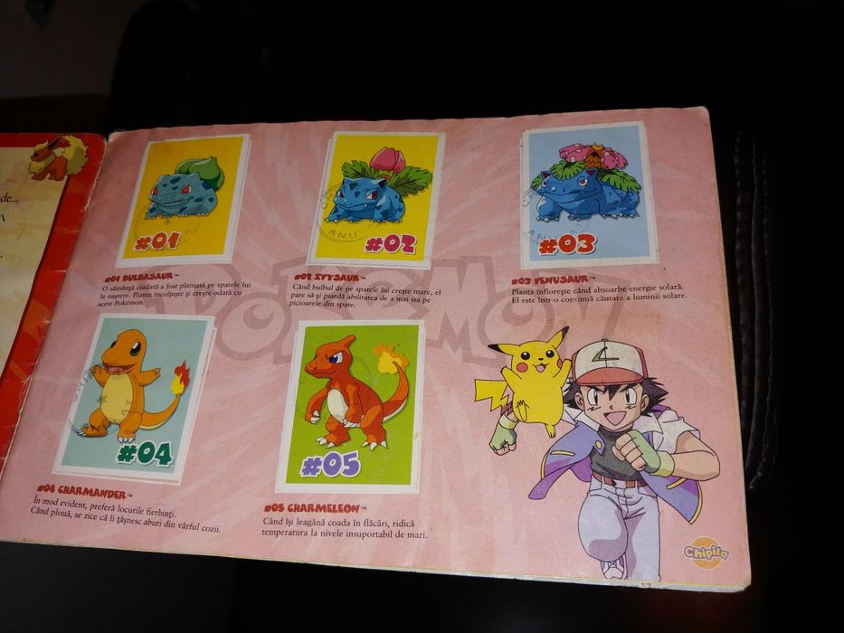PRET FIX Pokemon album complet 2001 Chipita