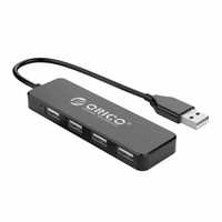 USB Hub ORICO FL01-BK-BP, 4-порта, 30см новый в упаковке.