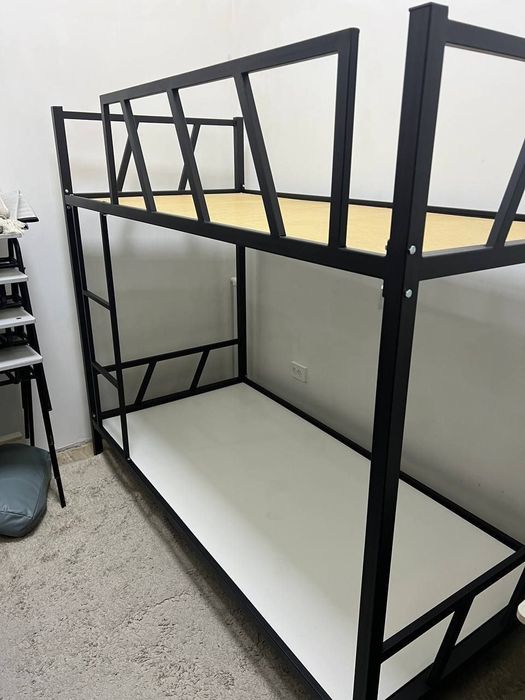 Двухъярусная Loft krovat темир крават metal kalavat Лофт