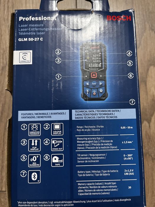 Telemetru cu laser BOSCH Professional