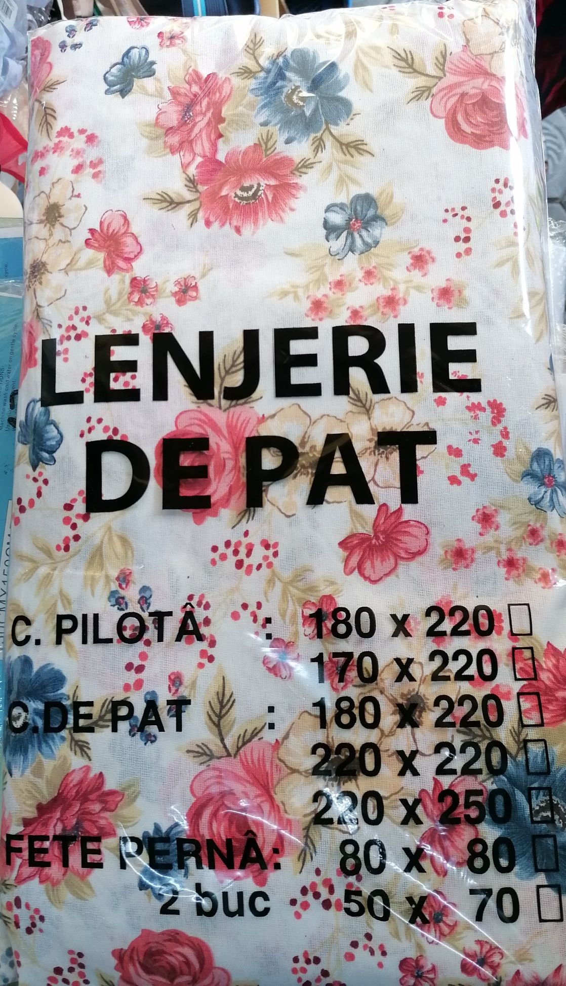 Lenjerie pat dublu bumbac