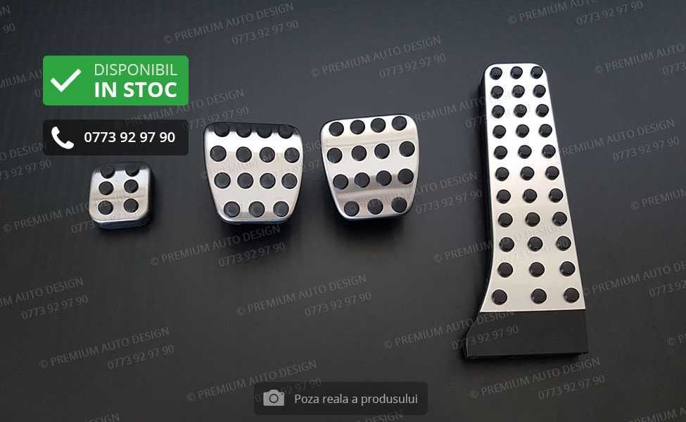 Ornamente INOX pedale AMG - Mercedes C, E, S, CLS, SLK, GLK, GLC, GLE