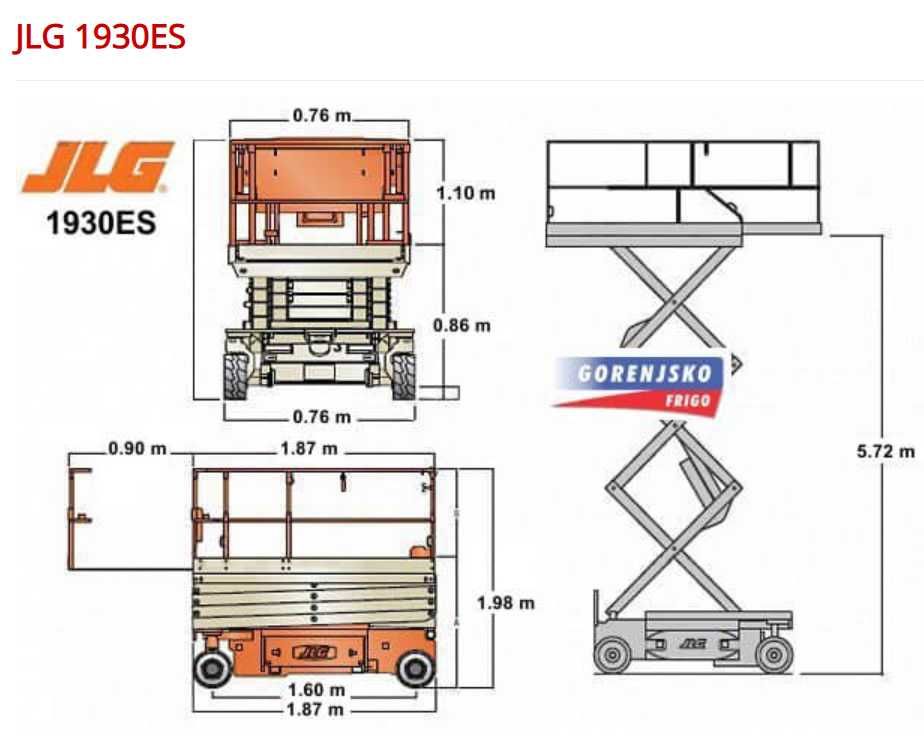 Ножична вишка  JLG 1930ES
