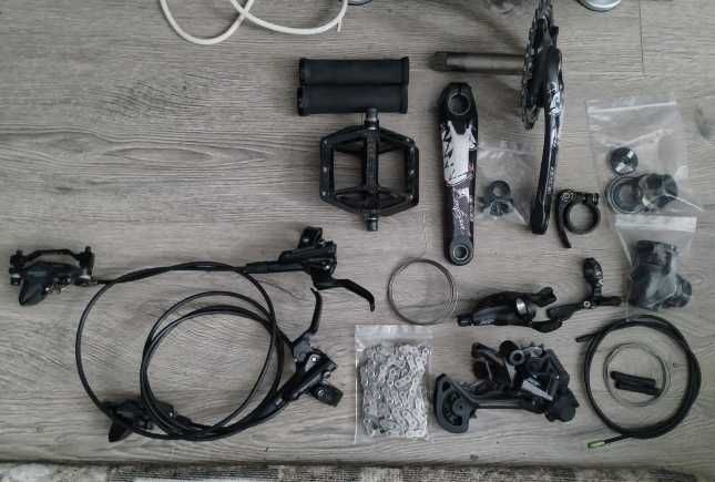 Vând piese de bicicletă ca noi (verificati descrierea pt pret)