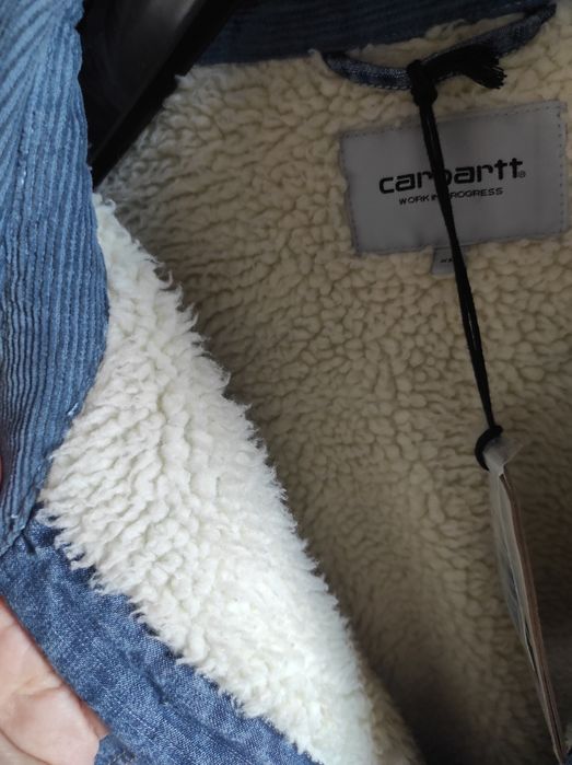 £200 Carhartt WIP Denim Sherpa Jacket XL