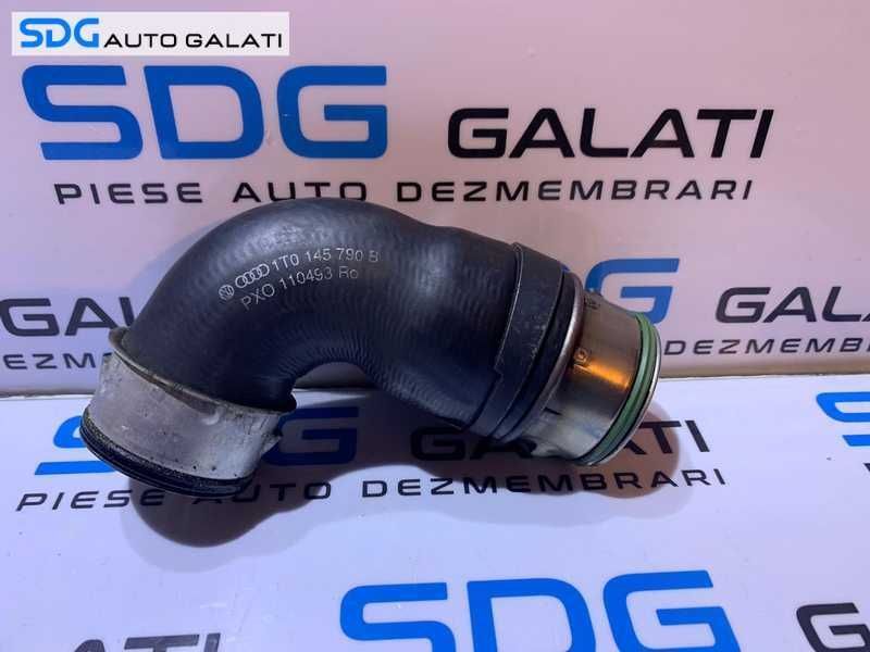 Furtun Presiune Aer Radiator Intercooler Turbo Turbina Turbosuflanta Skoda Superb 2 1.9 TDI BXE 2004 - 2013 Cod 1T0145790B [D0132]