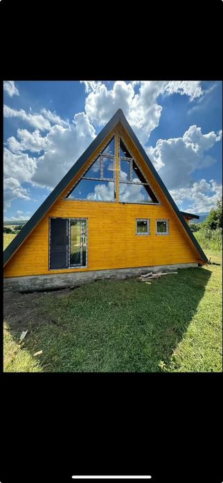 Vând cabane tip A frame