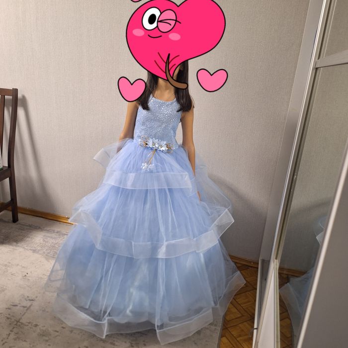 Вечерние детское платья на Новый год