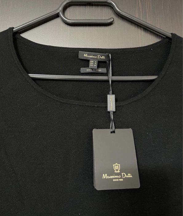 Bluza massimo dutti s bluza neagra massimo dutti s bluza volan peplum