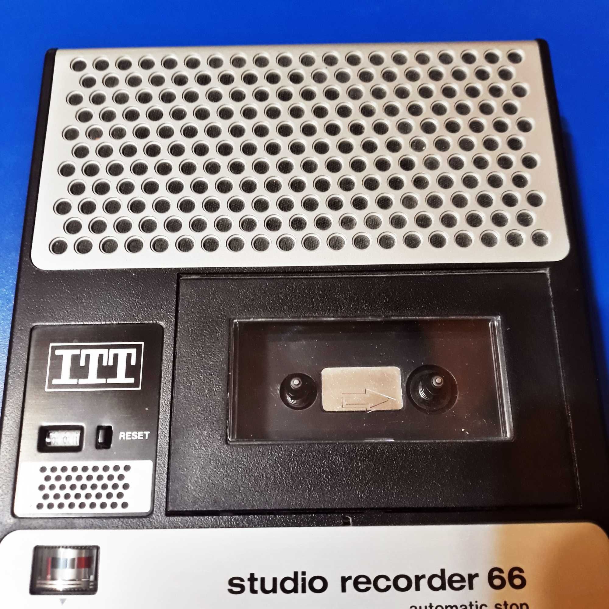 Casetofon   anii 80  impecabil    - I T T   Studio Recorder  66