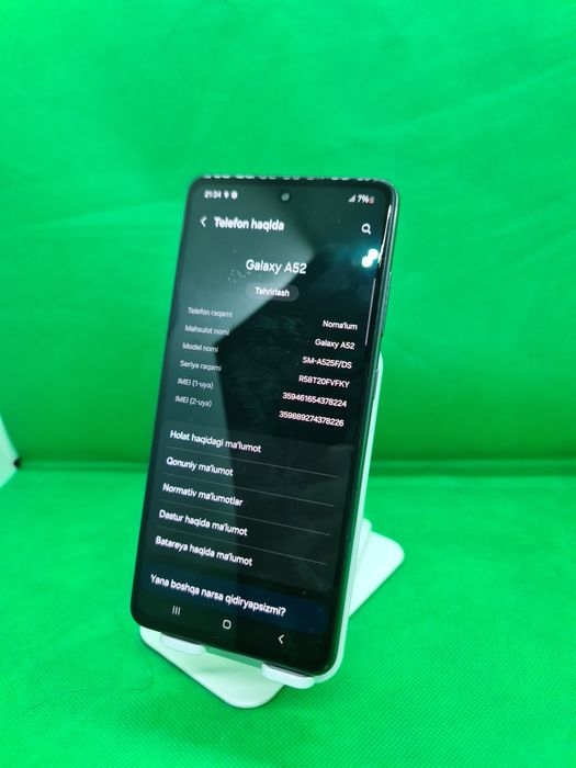 Samsung Galxy A52 Sotiladi