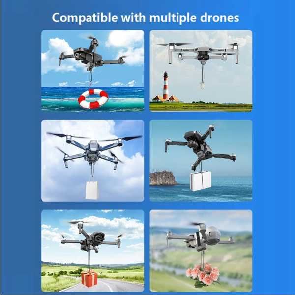 Dispozitiv Lansare si Livrare Obiecte, Airdrop Drone DJI, Universal