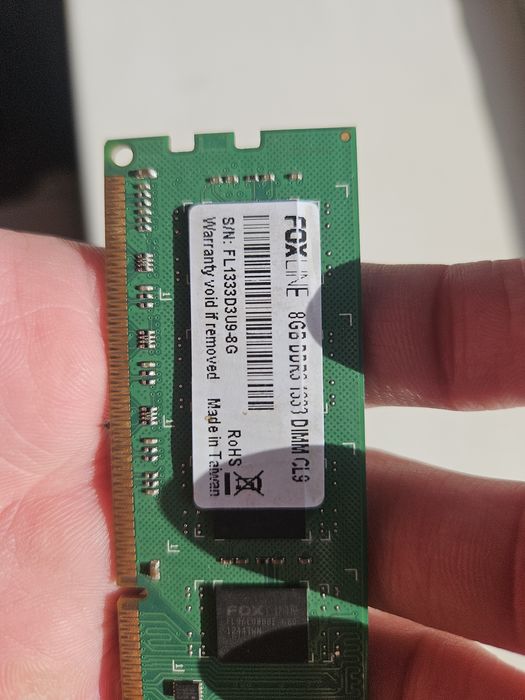 Память ОЗУ 8 ГБ DDR3 1333 МГц FG XLINE, оперативная память