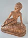 Statueta sculptata in lemn