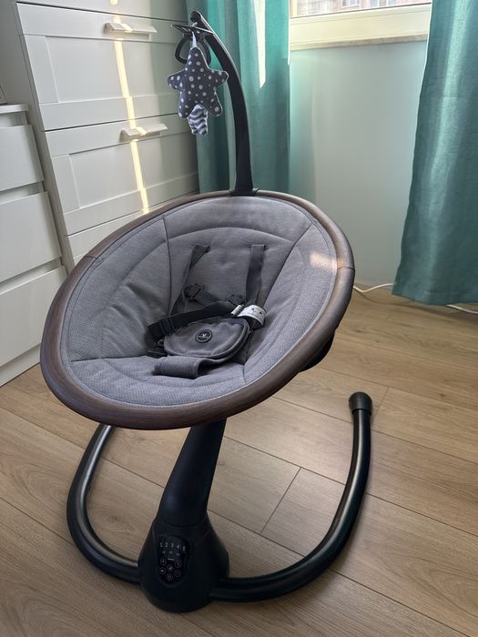 CANGAROO Електрическа люлка - шезлонг CLOUD PREMIUM ТЪМНО СИВА