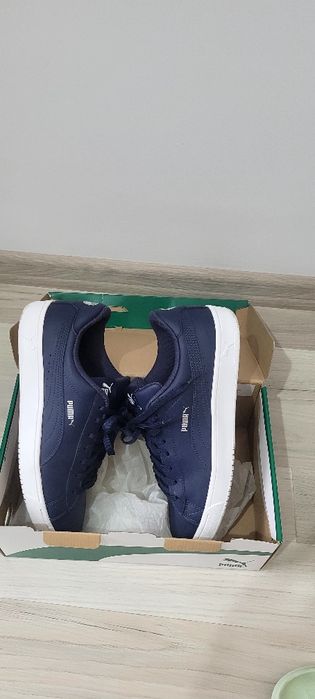 adidasi puma barbati , bleumarin piele, marimea 42