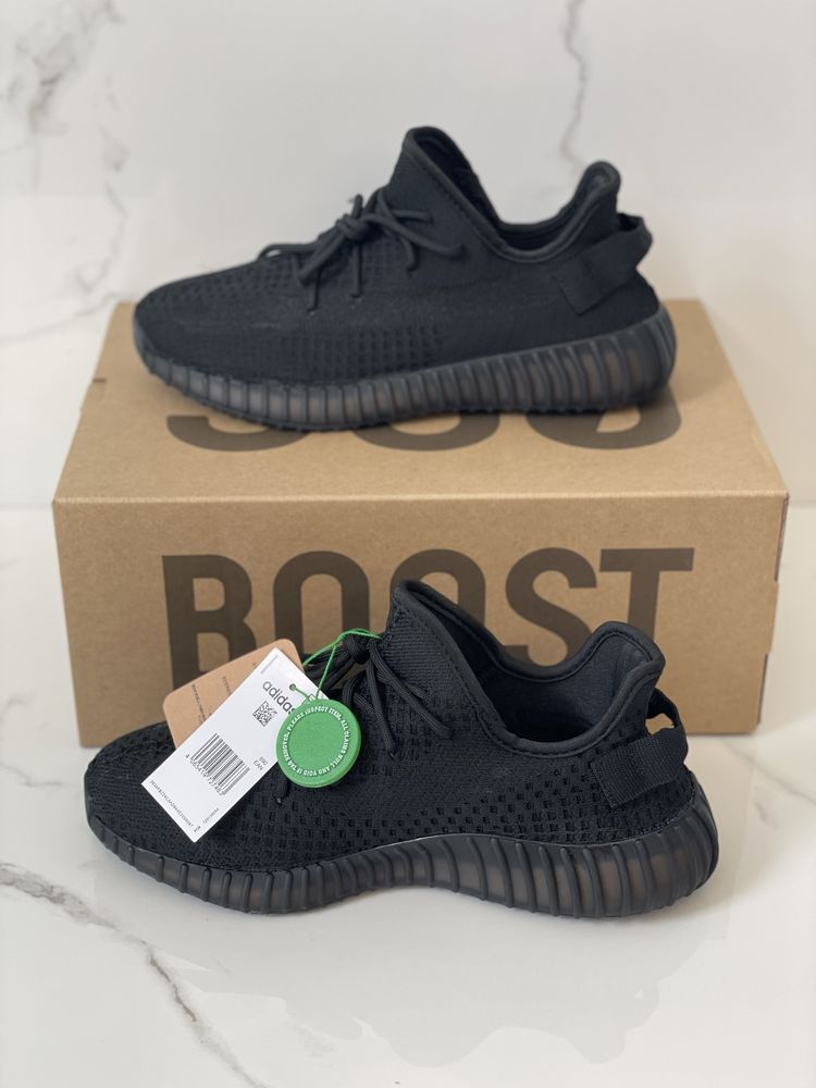 Adidas Yeezy Boost 350 V2 Onyx Black Static Cinder Reflexive Mono  Cor