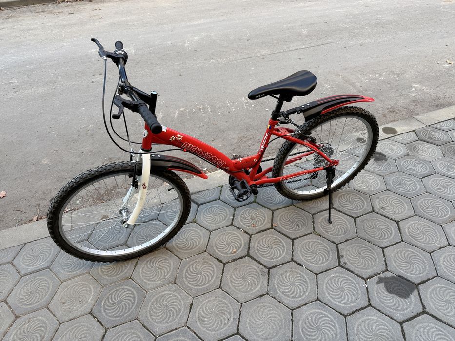 Bicicleta Rich Sport MTB, roșie 24 inch