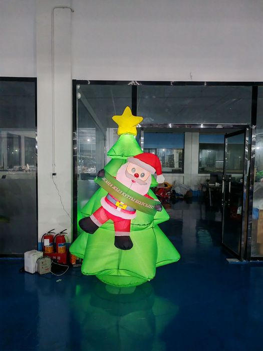 Надувные санты(световые фигуры)