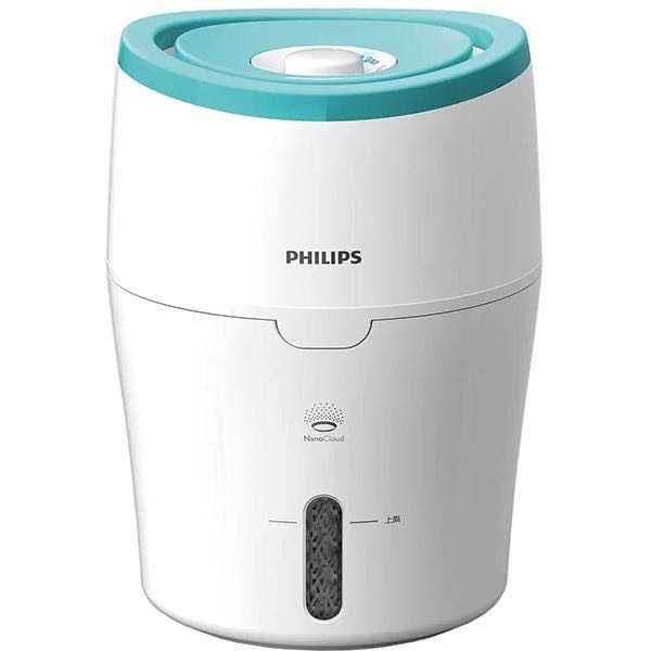 Umidificator PHILIPS HU4801-01, 2l, Tehnologie NanoCloud, alb-verde