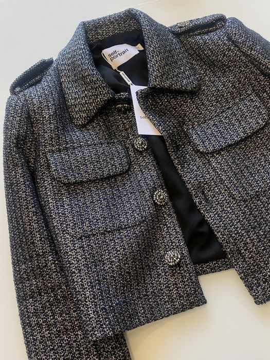 Нова колекция! Self-Portrait сет от две части сако с пола