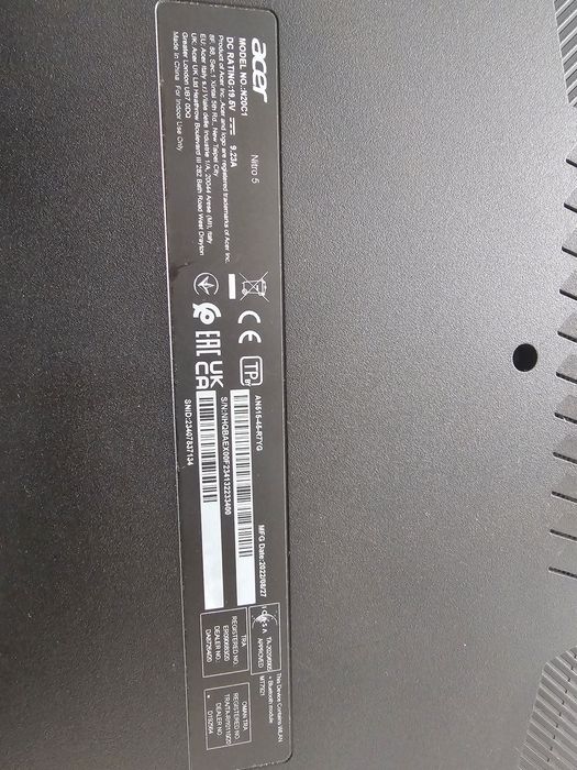 Laptop Acer nitro 5 rtx 3050