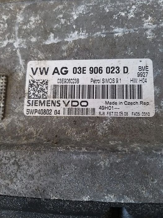 Ecu calculator motor 1.2 b skoda fabia 1 03e906023d 5wp4080204