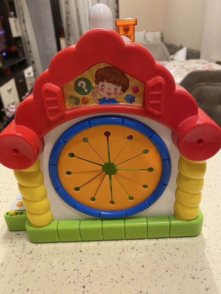 Интерактивна къщичка за сортиране Unitoys, 7 дейности