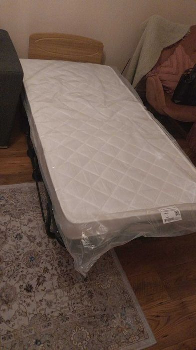 Pat Pliant cu saltea inclusa Omega