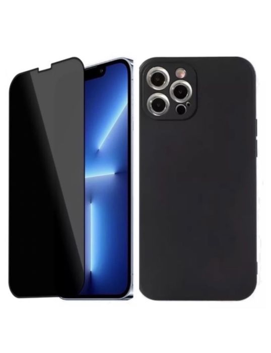 Iphone 14/15/16/17 PRO MAX AIR Husa Perfect Fit +Folie Sticla Full 21D