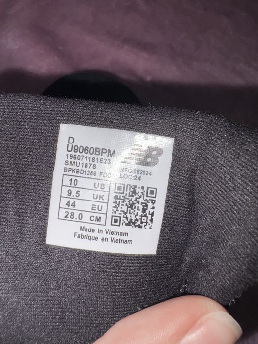 Pantofi 44 New Balance 9060 negru negri  Noi nepurtati New never worn