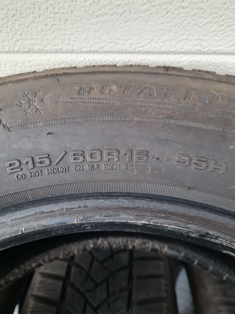 Зимни гуми 4 броя DUNLOP WinterSport5 215 60 R16 дот 4119