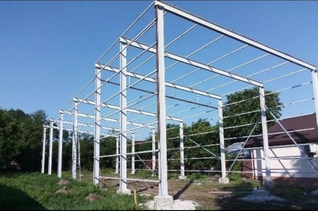 Vând hală metalica 12,65m×34m×4m la 12400 euro