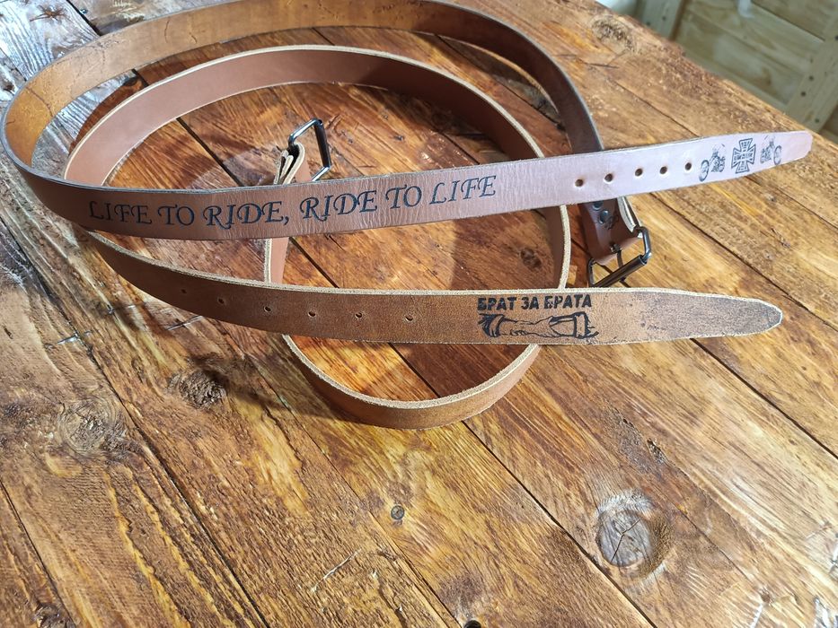 Кожени колани ръчна изработка